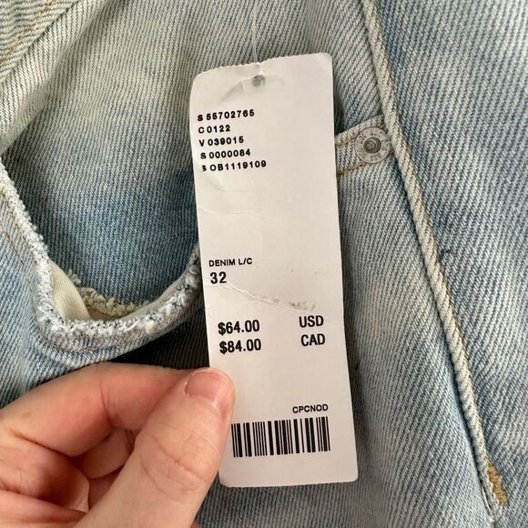BDG Urban Outfitters Women’s 32 Button Fly Slim Straight Jeans New NWT - Picture 2 of 7